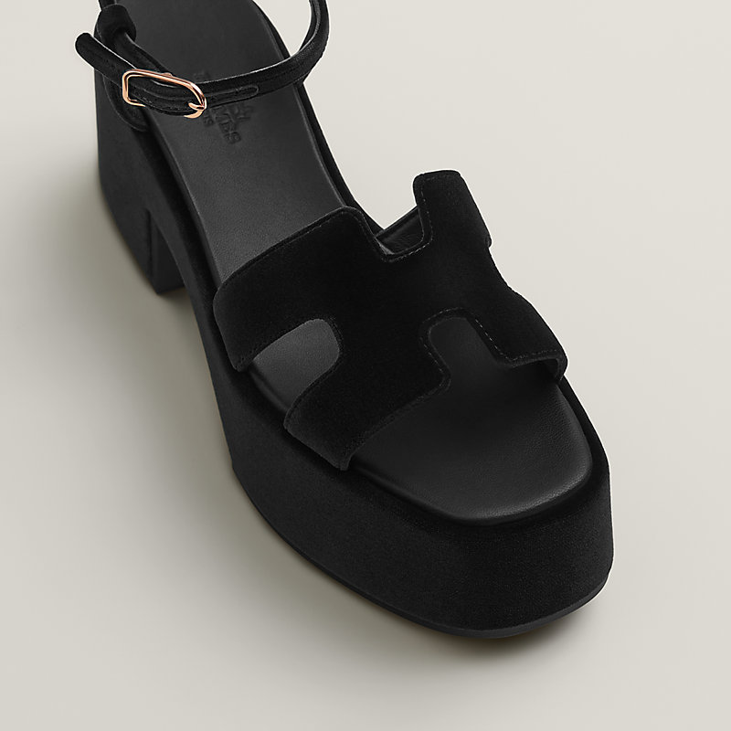 Sandália Jam 30 - Preto | Hermès Brasil